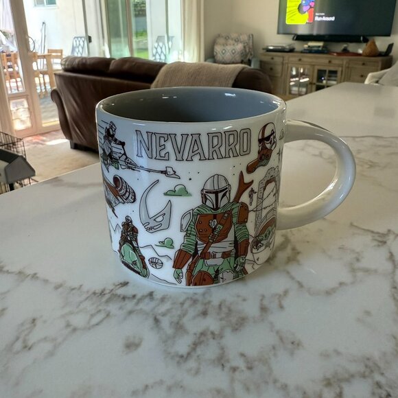 Star Wars / Disney Starbucks Naboo, Nevarro, Ahch-To "been there" 3-mug set - Picture 7 of 15